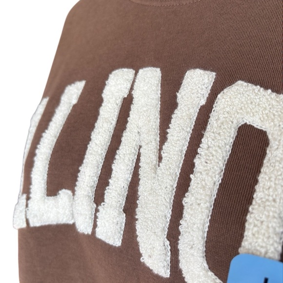 LANDSEND Women Illinois Oversized Crew Neck Sweatshirt - Picture 5 of 6